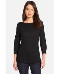 Nordstrom Collection Bateau Neck Cashmere Sweater