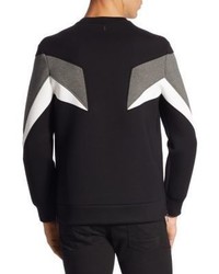 Neil Barrett Contrast Panelled Sweatshirt