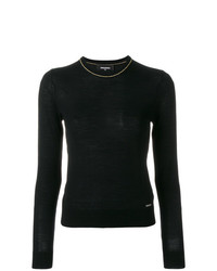 Dsquared2 Contrast Trim Knitted Jumper