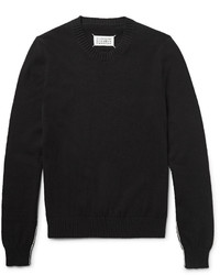 Maison Margiela Contrast Trimmed Cotton Sweater