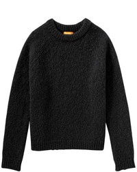 Joe Fresh Crew Neck Mohair Sweater Black