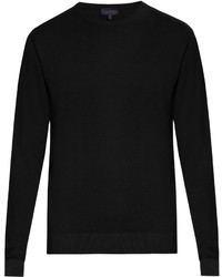 Lanvin Crew Neck Wool And Cotton Blend Sweater