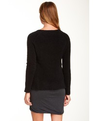 James Perse Crew Neck Wool Blend Pullover