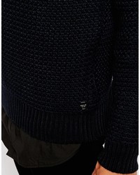 Replay Crew Sweater Loose Weave Knit
