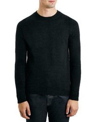 Topman Crewneck Sweater Size Small Black