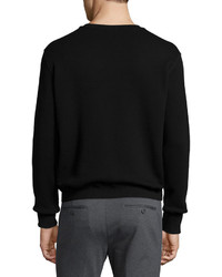 Joie Crewneck Sweatshirt With Pocket Black