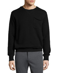 Joie Crewneck Sweatshirt With Pocket Black
