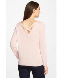 Classiques Entier Cross Back Detail Silk Cashmere Sweater
