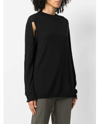 Rick Owens Cut Out Detailed Jumper