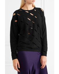 Victor Glemaud Cutout Cotton And Cashmere Blend Sweater