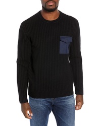 AG Delta Slim Fit Wool Blend Sweater