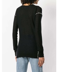 Helmut Lang Distressed Edge Sweater