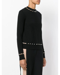 Givenchy Faux Pearl Trim Jumper