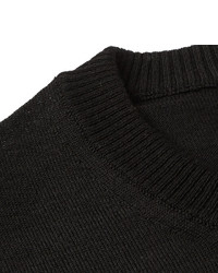 Ami Fine Knit Merino Wool Sweater