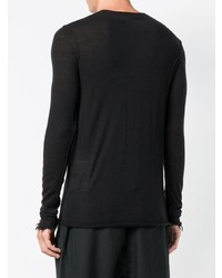 Ziggy Chen Fine Knit Sheer Sweater