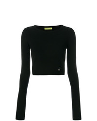 Versace Jeans Fitted Cropped Jumper
