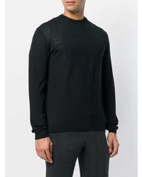 Giorgio Armani Front Prined Longsleeved Sweater