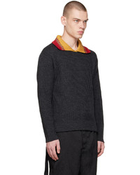 SASQUATCHfabrix. Gray Collared Sweater