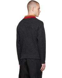 SASQUATCHfabrix. Gray Collared Sweater