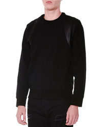 Alexander McQueen Harness Inset Sweater Black