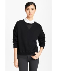 Jason Wu Hand Knit Sweatshirt Black Large