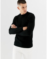 New Look Jumper With Sadle Sleeve In Black