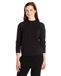 Knits By Hampshire Lux Zipback Mock Neck Sweater