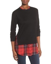 Foxcroft Layer Look Pullover Sweater