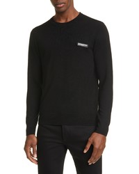 Givenchy Logo Patch Wool Sweater