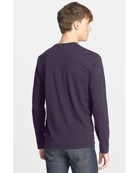 James Perse Long Sleeve Crewneck T Shirt