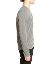 James Perse Long Sleeve Crewneck T Shirt