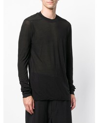 Rick Owens DRKSHDW Long Sleeve Fitted Sweater