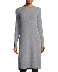 Eileen Fisher Long Sleeve Ribbed Cashmere Drama Tunic