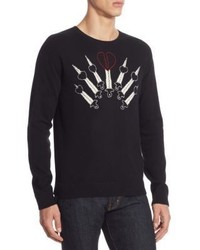 Valentino Love Blades Cashmere Sweater
