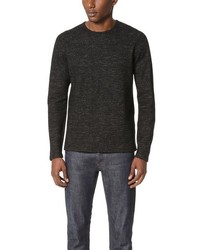 Wings + Horns Marbled Wool Crew Neck Sweater
