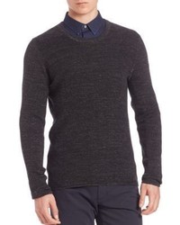 Vince Military Cotton Blend Sweater