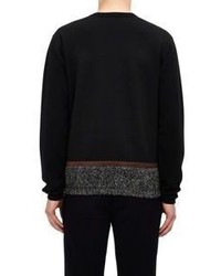 Kolor Mixed Media Sweater Black