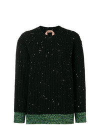 N°21 N21 Glitter Detail Ribbed Sweater