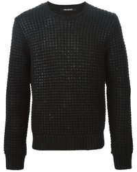 Neil Barrett Coated Chunky Knit Sweater