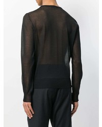 Bottega Veneta Nero Silk Sweater