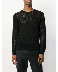 Bottega Veneta Nero Silk Sweater