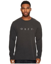 Obey Novel Long Sleeve Tee T Shirt