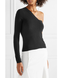 Narciso Rodriguez One Shoulder Cashmere Sweater