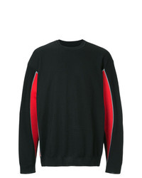 08sircus Panelled Crew Neck Jumper