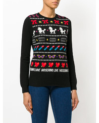 Love Moschino Patterned Jumper
