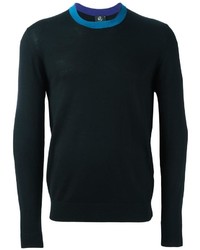 Paul Smith Ps By Contrasting Crew Neck Jumper