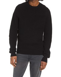 rag & bone Pierce Cashmere Crewneck Sweater In Black At Nordstrom