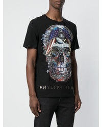 Philipp Plein Pusher Skull T Shirt