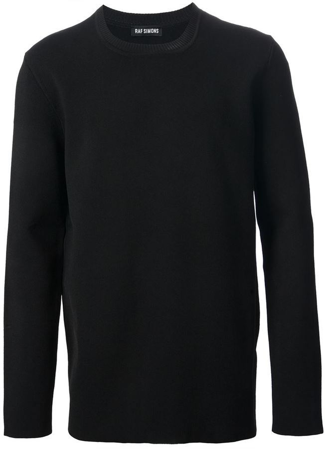 Raf Simons Crew Neck Sweater, $521 | farfetch.com | Lookastic