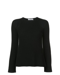 Vince Ribbed Knit Cutout Sweater